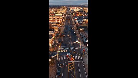 MEDIC PLANE CRASH SITE IN PHILADELPHIA (DRONE VIEW)