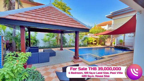 Island View Residence Pool Villa, 4 Bedroom, Na Jomtien, Thailand, THB 39,000,000 For Sale