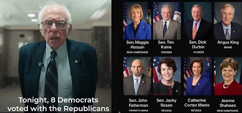 Bernie Sanders BLASTS Democrats: “A Very Bad Night” After Shutdown Surrender!