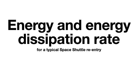 PSC Lecture 16, Oct. 13 (Free fall energy table, space shuttle energy dissipation)