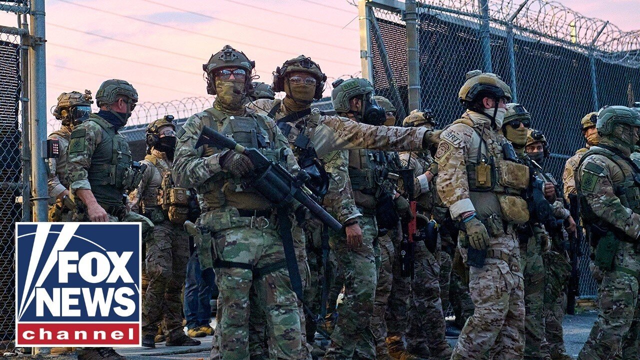 JUST IN: Violence ERUPTS outside Illinois ICE facility