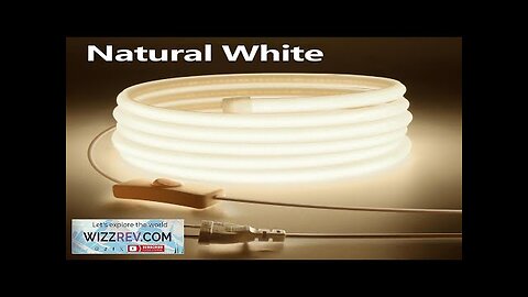 High Bright COB LED Strip Light 288leds/M EU Plug 220V 110V US Review