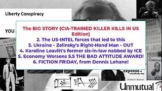 Liberty Conspiracy Live 11-28-25 CIA-Trained Shooter, Trump Insults US, Leavitt v ICE