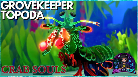 Crab Souls: Grovekeeper Topoda boss fight