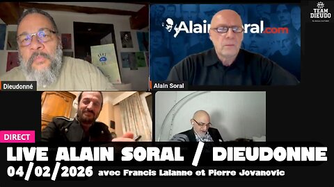 Live "Mise Au Point" DIEUDONNÉ Et Alain SORAL Avec Francis LALANNE Et Pierre JOVANOVIC