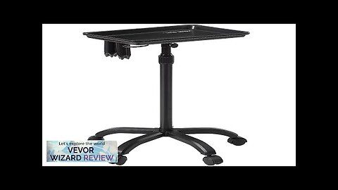 VEVOR Salon Tray Cart 30"-43" Height Adjustable Rolling Salon Tray Cold-rolled Plate Review