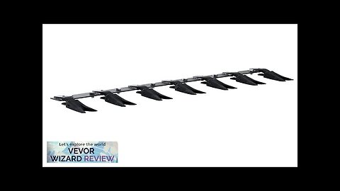 VEVOR Bucket Tooth Bar 53'' Heavy Duty Tractor Bucket Teeth Bar Review