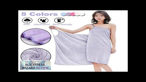 Wearable Towel Ladies Shower Spa For Adults Beach Soft Bath Towel Review