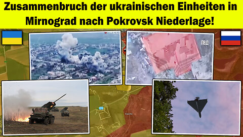 Operationeller Zusammenbruch 🎯 Ukrainische Truppen in Mirnograd nach Pokrovsk Verlust🔥 Ukraine Krieg