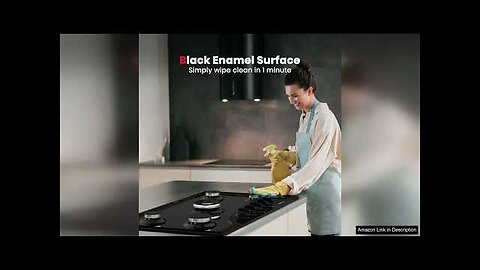 36 Inch Gas Cooktop with Griddle GASLAND PRO GH3365EF 5 Burner Gas Review