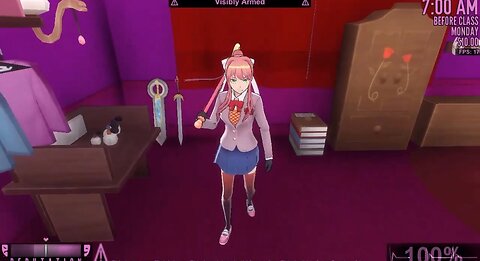 Play as Monika (DDLC) | Yandere Simulator [Reupload]