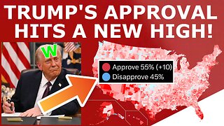 Trump's Approval Rating SURGES to a RECORD HIGH!