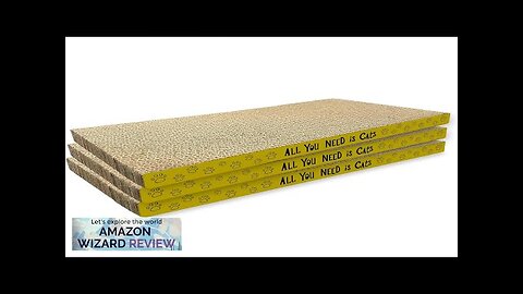 3 Pack Cardboard Cat Scratcher Pads Cat Scratching Board for Indoor Cats Review