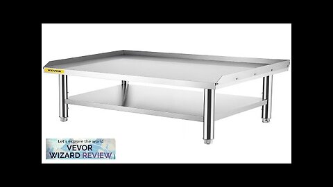 VEVOR Stainless Steel Equipment Grill Stand 48 x 30 x 24 Inches Review