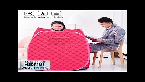 Portable Folding Steam Sauna SPA Room Tent Box without Steamer for One Review