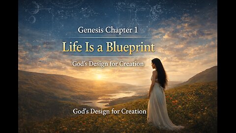 Genesis Chapter 1: Life Is a Blueprint — God’s Design for Creation, Purpose, and Rest #jesuschrist