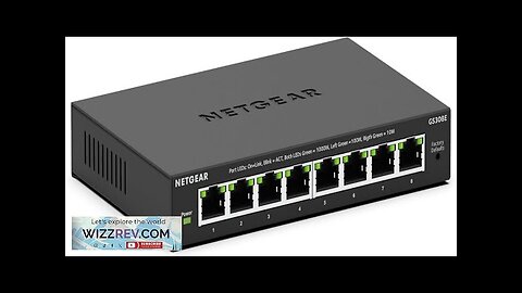 NETGEAR 8-Port Gigabit Ethernet Plus Switch (GS308E) Desktop or Wall Mount Review