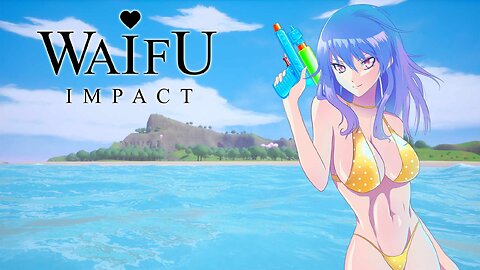 Happy squirt gun fights. (Waifu Impact)