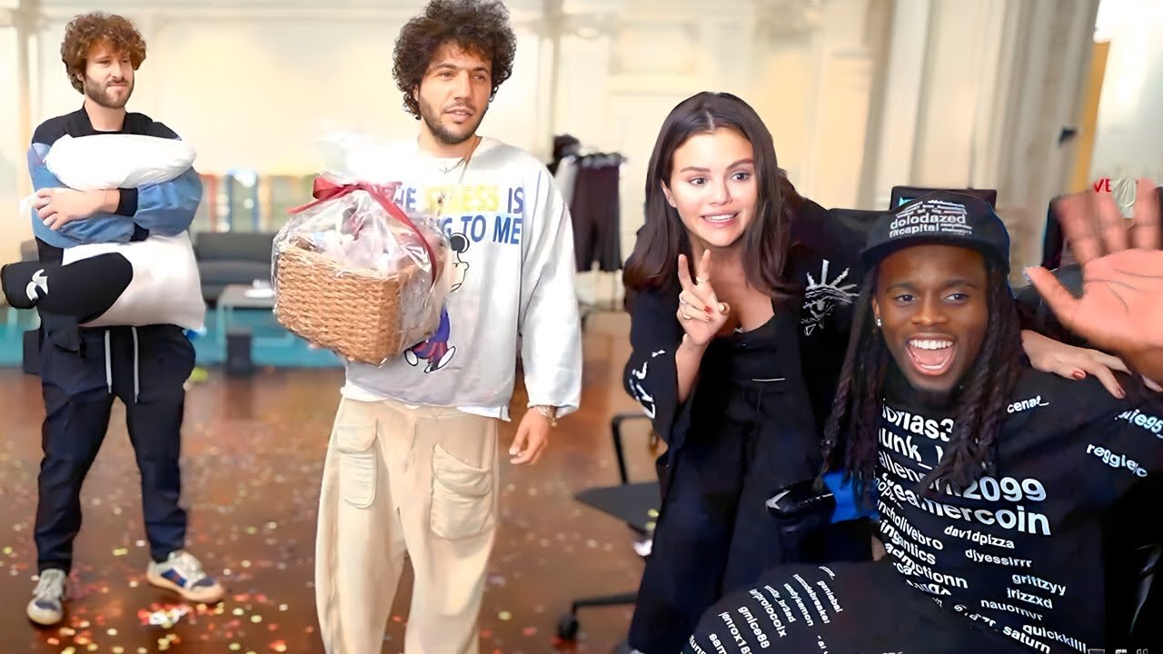 Selena Gomez, Benny Blanco & Lil Dicky Come On Kai Cenat's Stream!