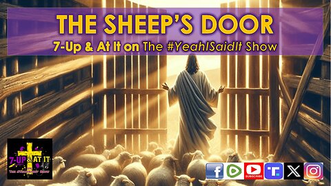 WORD OF THE DAY: JOHN 10:7 - THE SHEEP'S DOOR