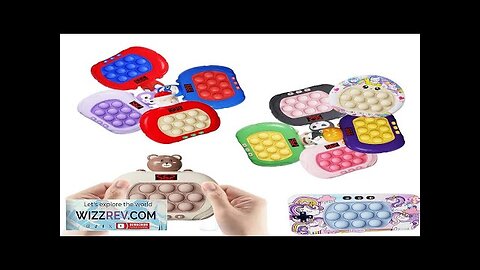 Pop Light Fidget Game Quick Push Bubble Game Portable Handheld Handle Toys Review