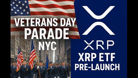 🇺🇸 NYC Veterans Day Parade Meets 💥 XRP ETF Pre-Launch Hype! 🚀 #Crypto #VeteransDay #XRP