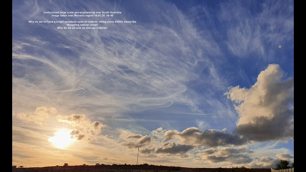 Undisclosed Geo-Engineering : Adelaide : 16.07.25