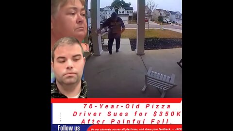 76-Year-Old Pizza Driver Sues for $350K After Painful Fall #PizzaDriver #japd