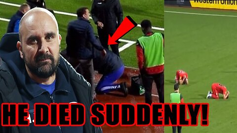 Soccer players SHOCKED! Manager suffers FATAL HEART ATTACK! DIES SUDDENLY on the pitch during match!