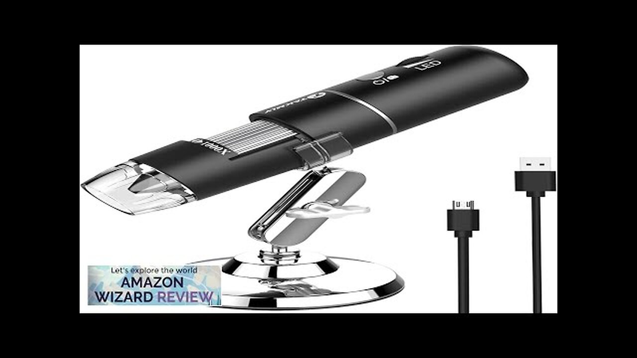 Wireless Digital Microscope Handheld USB HD Inspection Camera 50x-1000x Magnification Review