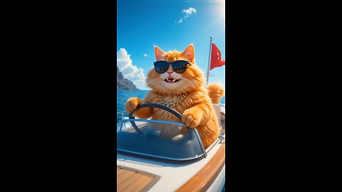 When Picnic plan of Fat Orange Cat gone wrong 😺😅🤣 #cat #aicat #catvideos #kitten #funnycartoon