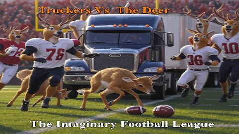 Football like you never seen before! Deer Vs Truckers Fantasy Football Game🏈🏈🏈🦌🦌🦌🦌Vs.🚛🚒🚚🛻