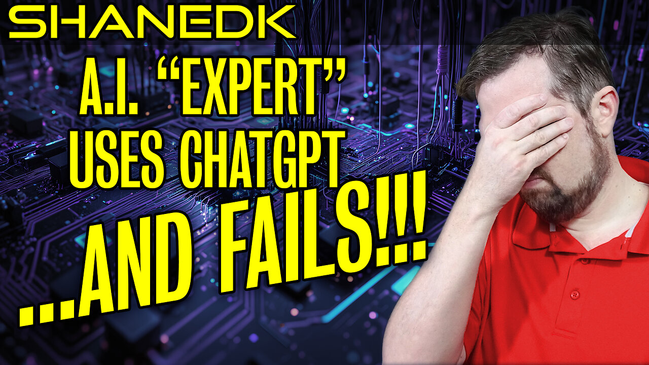 AI “Expert” Uses AI and FAILS!!!