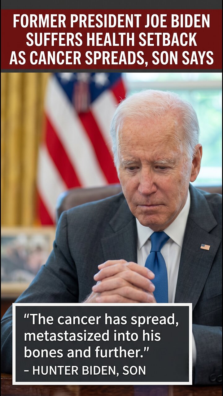 Title: A Painful Reality: Joe Biden's Cancer Spreads Further, According to Hunter thumbnail