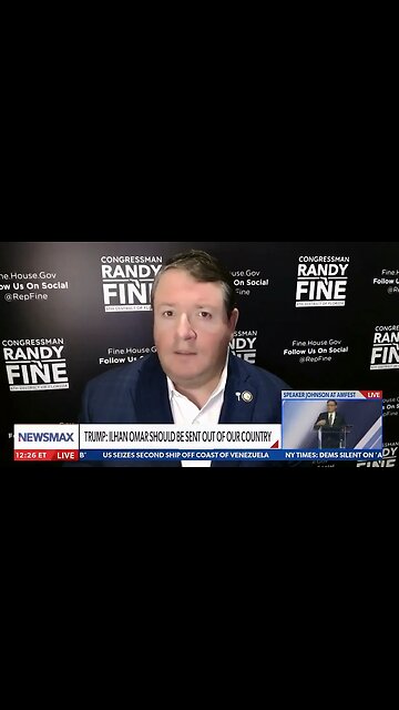 Rep. Randy Fine Says Ilhan Omar Should Be Expelled From the U.S., Not Just Congress