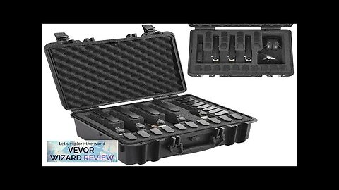 VEVOR Hard Pistol Cases with Pre-cut PU Foam Waterproof & Dustproof Hard Review