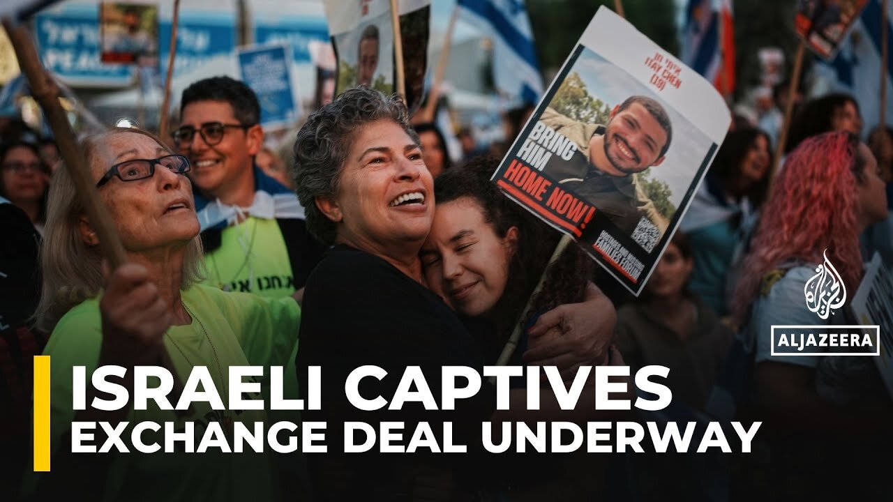 Israeli military says Red Cross has received 7 captives in Gaza I Al Jazeera English