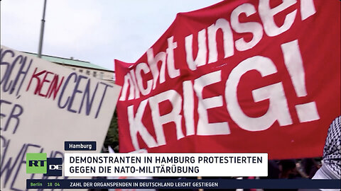Demonstrationen in Hamburg: Widerstand gegen Bundeswehr-Übungen