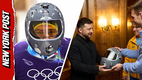Zelensky meets with Olympian disqualified for helmet honoring killed Ukrainian athletes