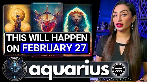 AQUARIUS ♒︎ "This Is Huge! You Should Know What's About To Happen!" 🐞 Aquarius Sign ☾₊‧⁺˖⋆