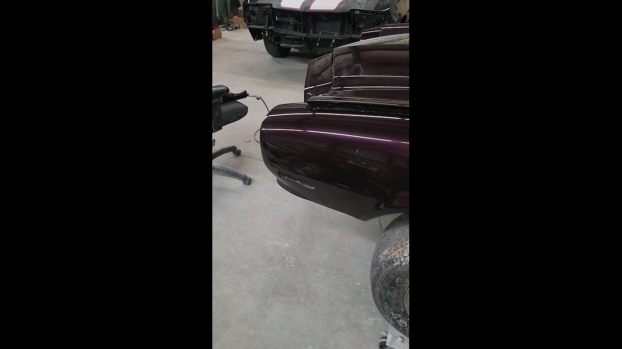 70 camaro getting buffed