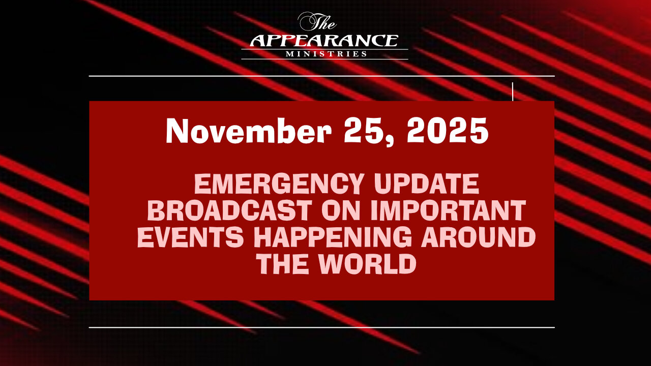 Emergency Update Broadcast On Import Events Happening Around The World