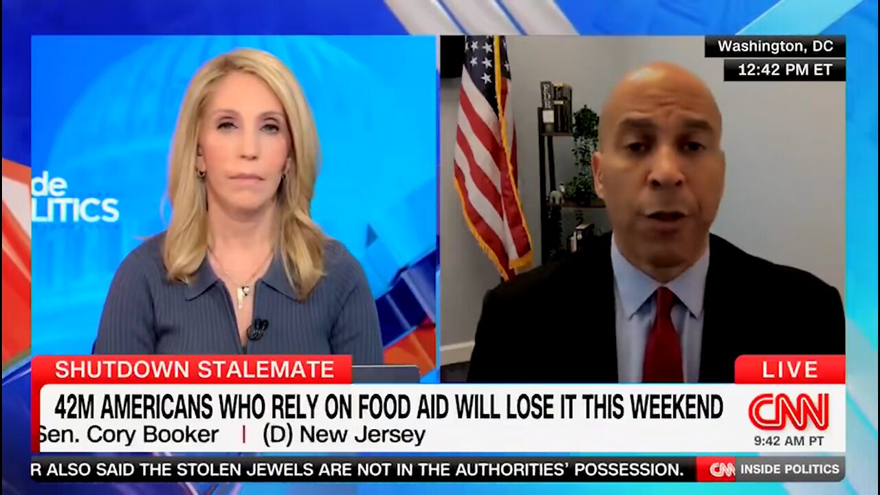 CNN Explains How To End Gov't Shutdown To Cory Booker