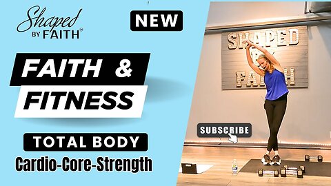 Christian Strength & Step Workout | Full Body, Core, & Wall Sits | Shaped by Faith Fitness Exercises