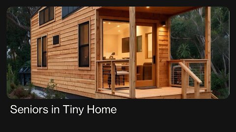 Seniors living in Tiny Home