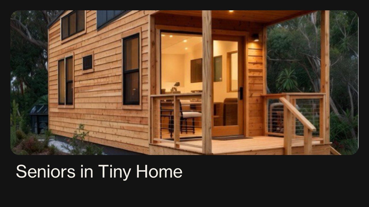 Seniors living in Tiny Home