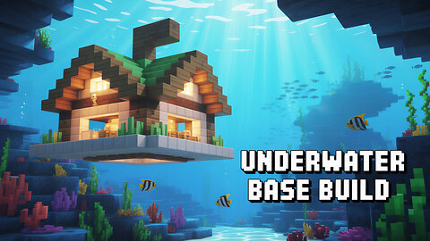 Build an AMAZING Floating House in Minecraft Underwater!