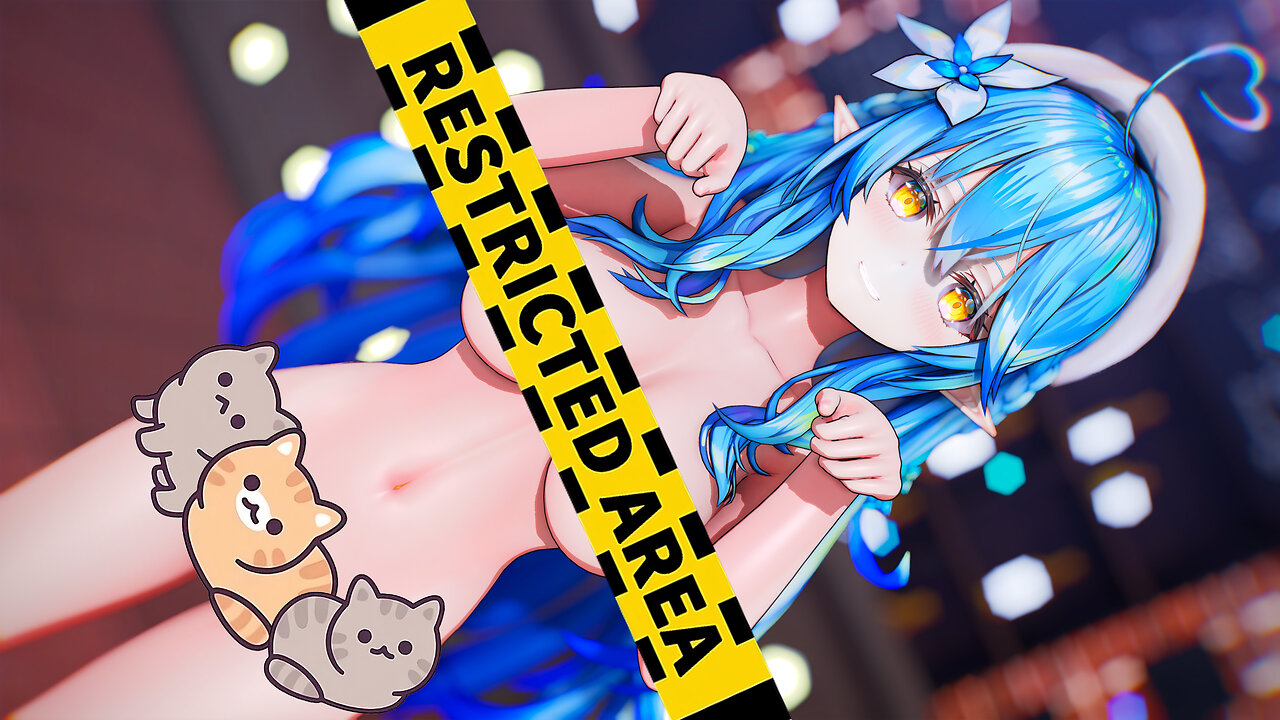 【MMD ホロライブ 4K60fps】《Yukihana Lamy (雪花ラミィ)》 ~《SATURDAY - 묵찌빠 (MMook JJi BBa)》