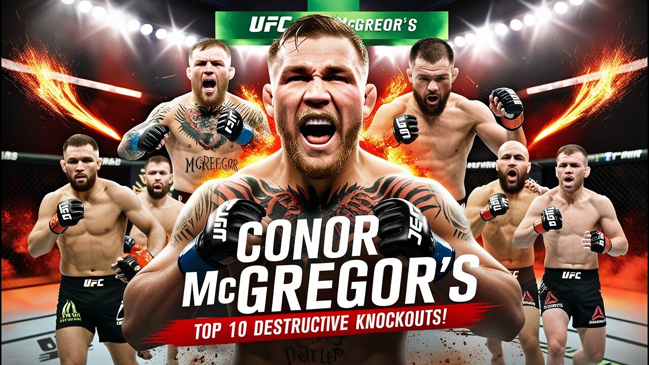 Conor McGregor's TOP 10 DESTRUCTIVE Knockouts!