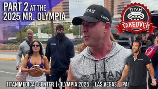 Part 2 Titan Medical 2025 Las Vegas Mr. Olympia Fitness Expo Trip Documentary featuring Mike O'Hearn